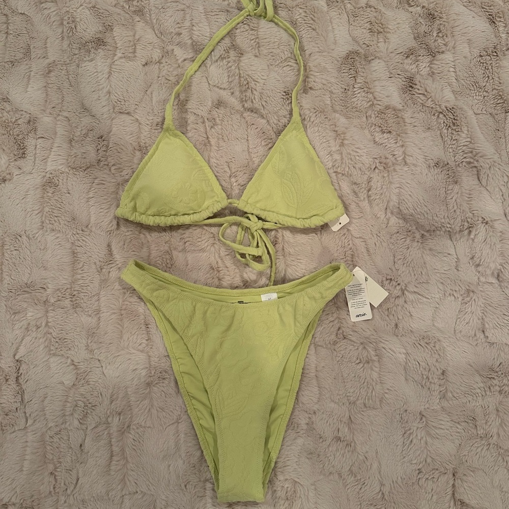 Aerie Light Green Bikini Set